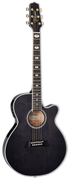 TAKAMINE TSP158C SBL PRO SERIES THINLINE FX CUTAWAY ACOUSTIC-ELECTRIC GUITAR, CT-3N PREAMP & SEMI-HARD CASE (MADE IN JAPAN) |  TAKAMINE |  ACOUSTIC GUITAR |  Zoso Music