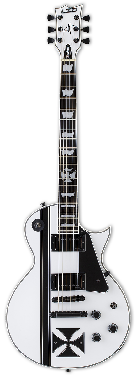 ESP LTD IRON CROSS JAMES HETFILED SIGNATURE ELECTRIC GUITAR - SNOW WHITE (IRONCROSSSW), ESP LTD, ELECTRIC GUITAR, esp-ltd-electric-guitar-lironcrosssw, ZOSO MUSIC SDN BHD
