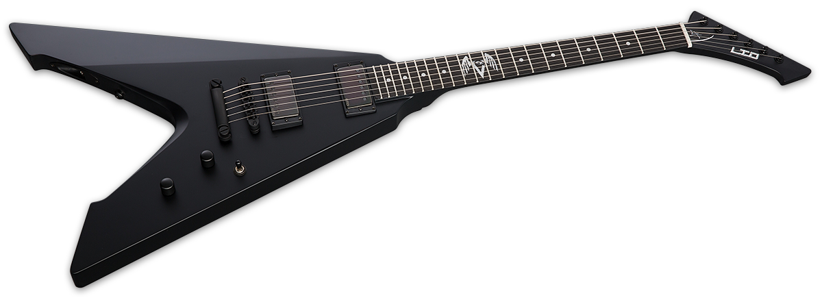 ESP LTD VULTURE ELECTRIC GUITAR- BLACK SATIN (VULTUREBLKS), ESP LTD, ELECTRIC GUITAR, esp-ltd-electric-guitar-lvultureblks, ZOSO MUSIC SDN BHD