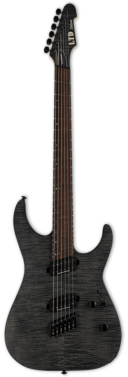 ESP LTD M-1000 MULTI-SCALE ELECTRIC GUITAR- SEE THRU BLACK SATIN (M1000MSFMSTBLKS), ESP LTD, ELECTRIC GUITAR, esp-ltd-electric-guitar-lm1000msfmstblks, ZOSO MUSIC SDN BHD