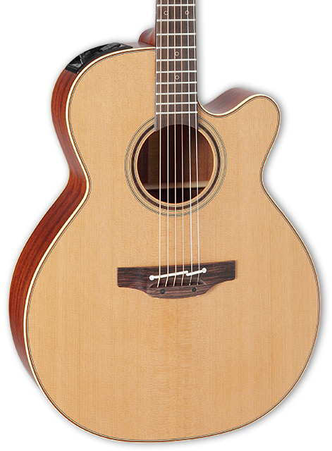 Takamine Acoustic-Electric Pro Series P3NC Nex Cutaway Body, Solid Cedar Top, Sapele Back & Side, CT4BII Preamp with Hard Case |  TAKAMINE |  ACOUSTIC GUITAR |  Zoso Music