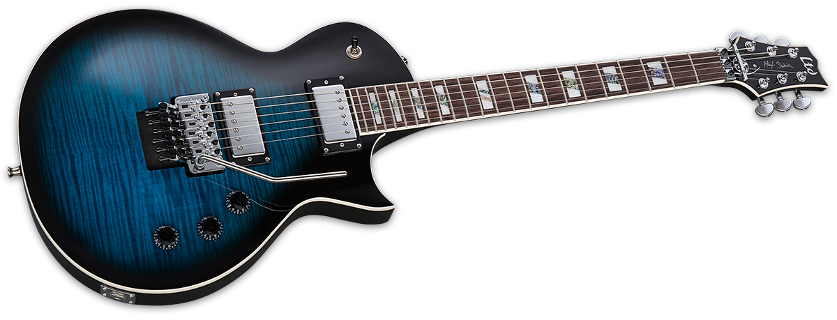ESP LTD ALEX SKOLNICK SIGNATURE AS-1FR ELECTRIC GUITAR - BLACK AQUA SUNBURST (AS1FRFMBLKAQSB), ESP LTD, ELECTRIC GUITAR, esp-ltd-electric-guitar-las1frfmblkaqsb, ZOSO MUSIC SDN BHD