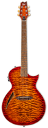 ESP LTD TL-6QM ACOUSTIC-ELECTRIC GUITAR - TIGER EYE BURST (TL6QMTEB), ESP LTD, ELECTRIC GUITAR, esp-ltd-electric-guitar-ltl6qmteb, ZOSO MUSIC SDN BHD