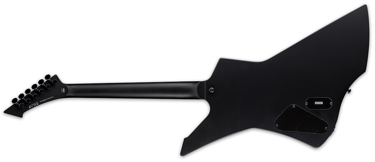 ESP LTD SNAKEBYTE JAMES HETFILED SIGNATURE ELECTRIC GUITAR WITH HARDCASE - BLACK SATIN (SNAKEBYTEBLKS), ESP LTD, ELECTRIC GUITAR, esp-ltd-electric-guitar-lsnakebyteblks, ZOSO MUSIC SDN BHD