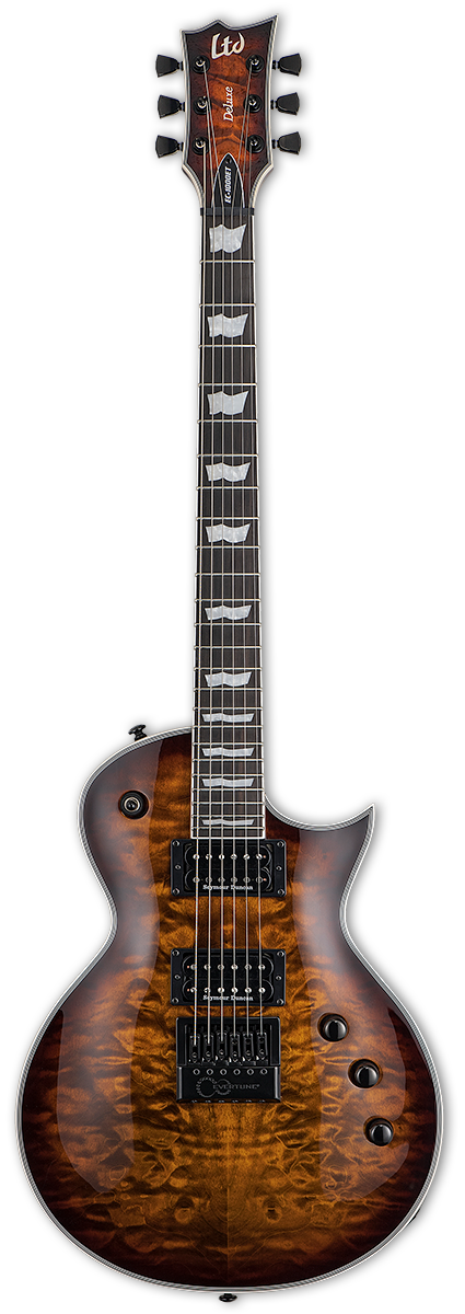 ESP LTD EC-1000 EVERTUNE ELECTRIC GUITAR - DARK BROWN SUNBURST (EC1000ETQMDBSB), ESP LTD, ELECTRIC GUITAR, esp-ltd-electric-guitar-lec1000etqmdbsb, ZOSO MUSIC SDN BHD