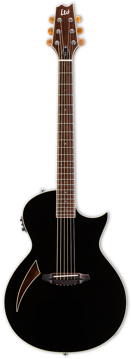 ESP LTD TL-6 THINLINE SERIES ACOUSTIC-ELECTRIC GUITAR - BLACK (TL6BLK), ESP LTD, ELECTRIC GUITAR, esp-ltd-electric-guitar-ltl6blk, ZOSO MUSIC SDN BHD