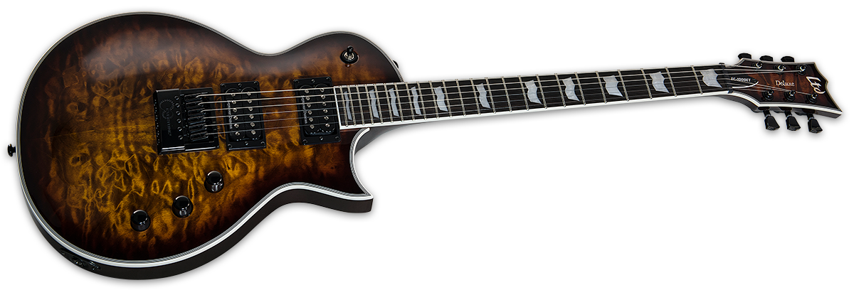 ESP LTD EC-1000 EVERTUNE ELECTRIC GUITAR - DARK BROWN SUNBURST (EC1000ETQMDBSB), ESP LTD, ELECTRIC GUITAR, esp-ltd-electric-guitar-lec1000etqmdbsb, ZOSO MUSIC SDN BHD