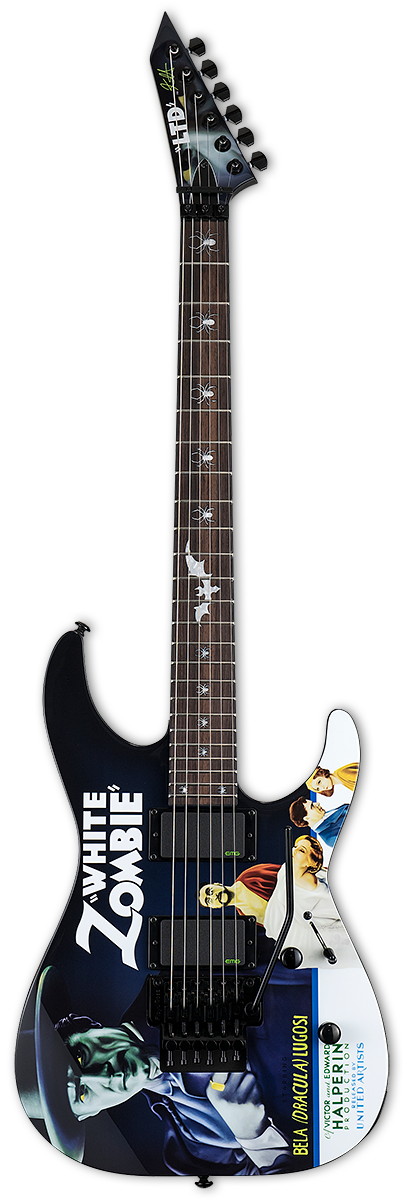 ESP LTD KIRK HAMMETT SIGNATURE KH-WZ ELECTRIC GUITAR WHITE ZOMBIE (KHWZ), ESP LTD, ELECTRIC GUITAR, esp-ltd-electric-guitar-lkhwz, ZOSO MUSIC SDN BHD