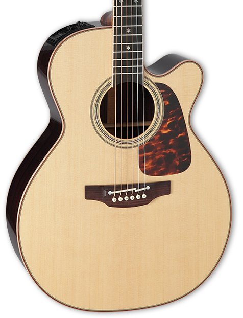 TAKAMINE P7NC PRO SERIES NEX CUTAWAY SEMI ACOUSTIC GUITAR, NATURAL GLOSS, WITH CTP-3 EQ & GC500 CASE (MADE IN JAPAN)