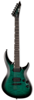 ESP LTD H3-1000 FM ELECTRIC GUITAR- BLACK TURQUOISE BURST (H31000FMBTB), ESP LTD, ELECTRIC GUITAR, esp-ltd-electric-guitar-lh31000fmblktb, ZOSO MUSIC SDN BHD
