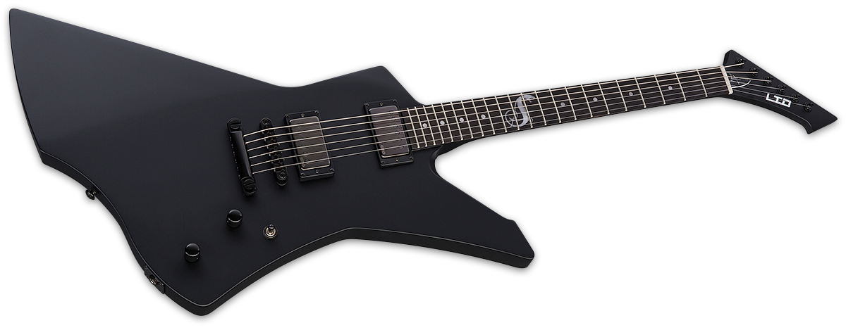 ESP LTD SNAKEBYTE JAMES HETFILED SIGNATURE ELECTRIC GUITAR WITH HARDCASE - BLACK SATIN (SNAKEBYTEBLKS), ESP LTD, ELECTRIC GUITAR, esp-ltd-electric-guitar-lsnakebyteblks, ZOSO MUSIC SDN BHD