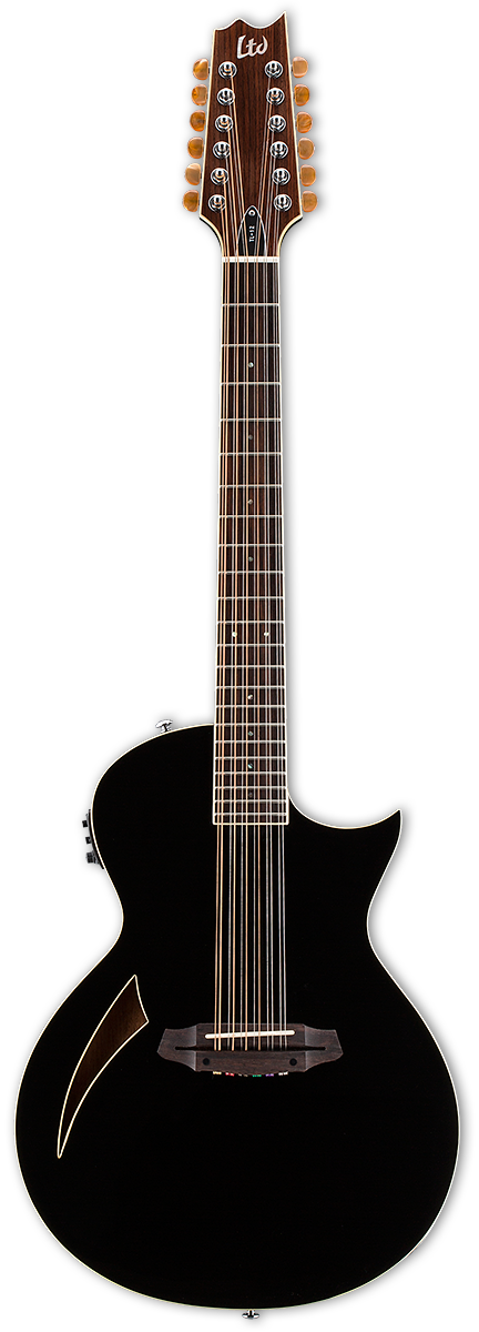 ESP LTD TL-12 ELECTRIC GUITAR- BLACK (TL12BLK), ESP LTD, ELECTRIC GUITAR, esp-ltd-electric-guitar-ltl12blk, ZOSO MUSIC SDN BHD