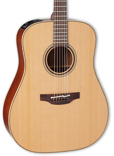 TAKAMINE P3D PRO SERIES DREADNOUGHT SOLID CEDAR TOP | SOLID SAPELE BACK | SAPELE SIDE WITH CT4BII PREAMP & HARD CASE |  TAKAMINE |  ACOUSTIC GUITAR |  Zoso Music