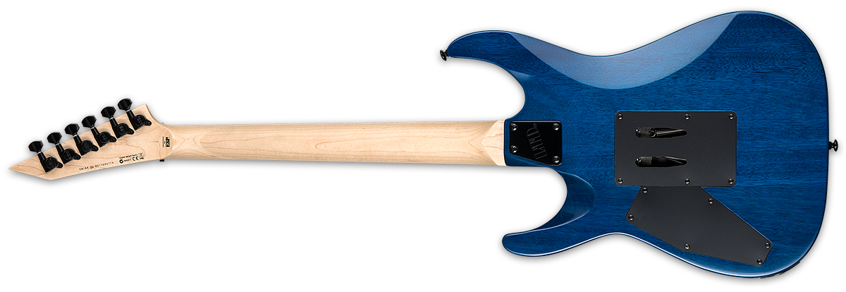 ESP LTD MH-203QM ELECTRIC GUITAR- SEE THRU BLUE (MH203QMSTB), ESP LTD, ELECTRIC GUITAR, esp-ltd-electric-guitar-lmh203qmstb, ZOSO MUSIC SDN BHD
