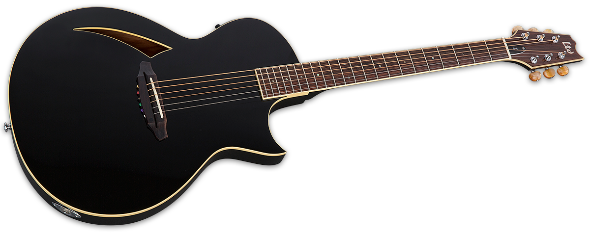ESP LTD TL-6 THINLINE SERIES ACOUSTIC-ELECTRIC GUITAR - BLACK (TL6BLK), ESP LTD, ELECTRIC GUITAR, esp-ltd-electric-guitar-ltl6blk, ZOSO MUSIC SDN BHD