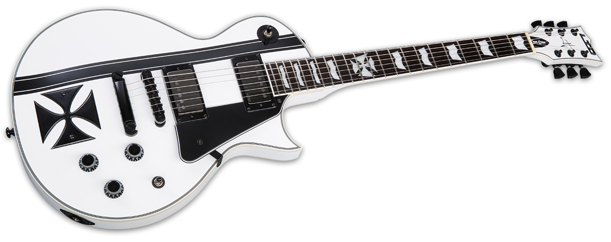 ESP LTD IRON CROSS JAMES HETFILED SIGNATURE ELECTRIC GUITAR - SNOW WHITE (IRONCROSSSW), ESP LTD, ELECTRIC GUITAR, esp-ltd-electric-guitar-lironcrosssw, ZOSO MUSIC SDN BHD