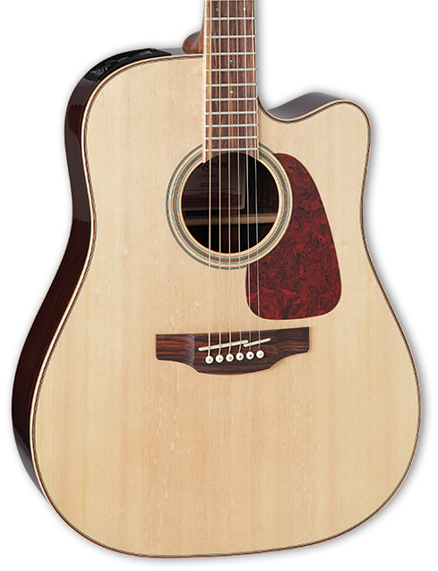 TAKAMINE GD93CE NAT SOLID SPRUCE TOP DREADNOUGHT ACOUSTIC GUITAR