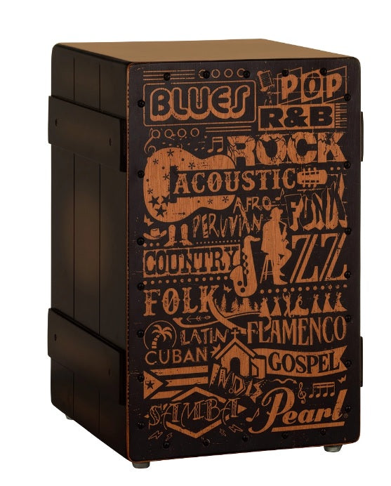 Pearl Primero Music Genre Cajon Pbc124b |  PEARL |  PERCUSSION-CAJON |  Zoso Music