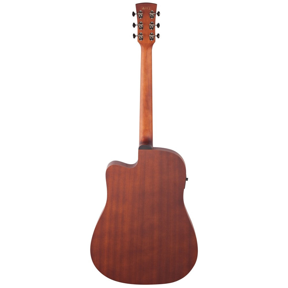 Ibanez Performance Series Pf12mhce Dreadnought All Mahogany Open Pore
