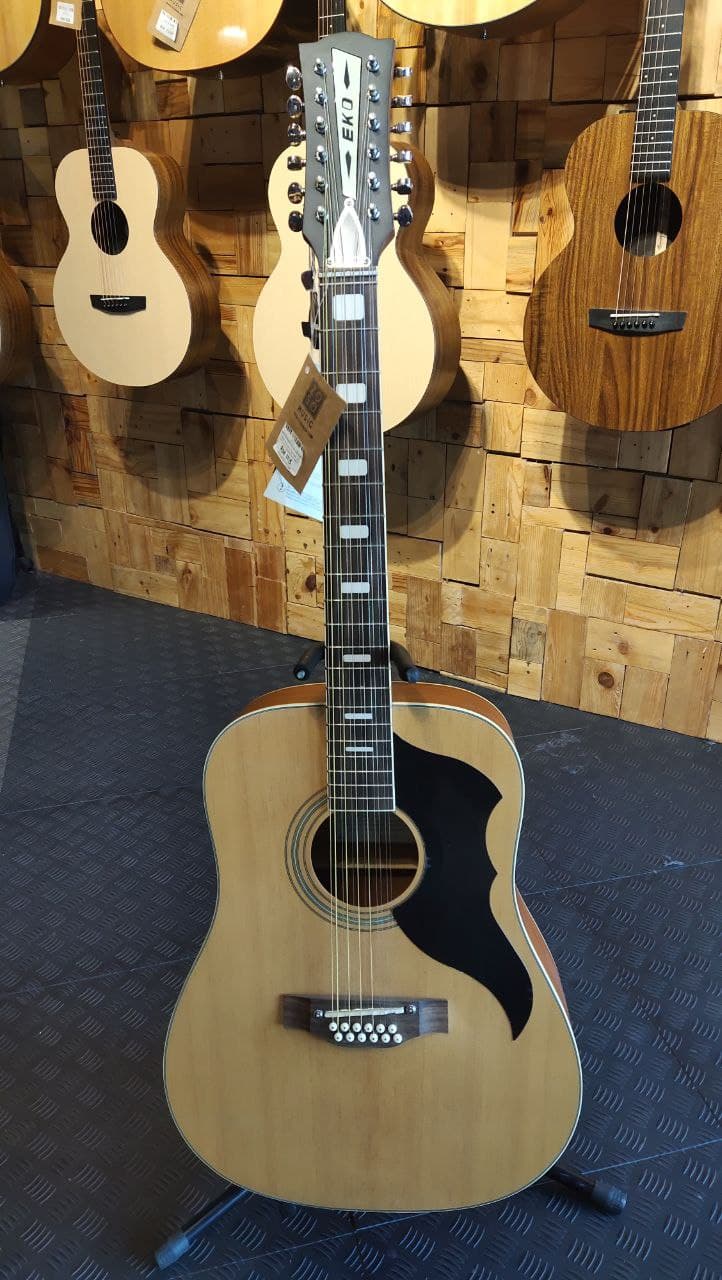 DISPLAY CLEARANCE - EKO RANGER 12 VINTAGE EQ NATURAL FISHMAN ISYS MATT | EKO , Zoso Music