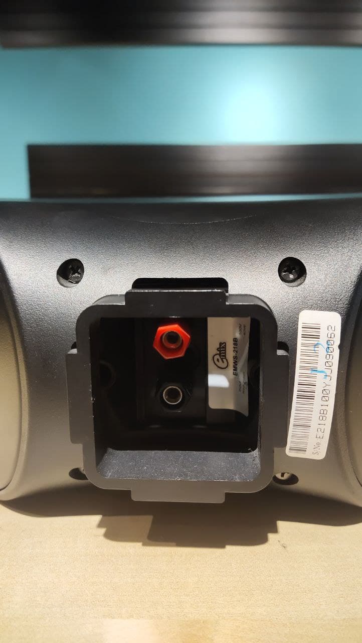 DISPLAY CLEARANCE - EMIX WALL MOUNT SPEAKER BLACK EMWS-218B | EMIX , Zoso Music