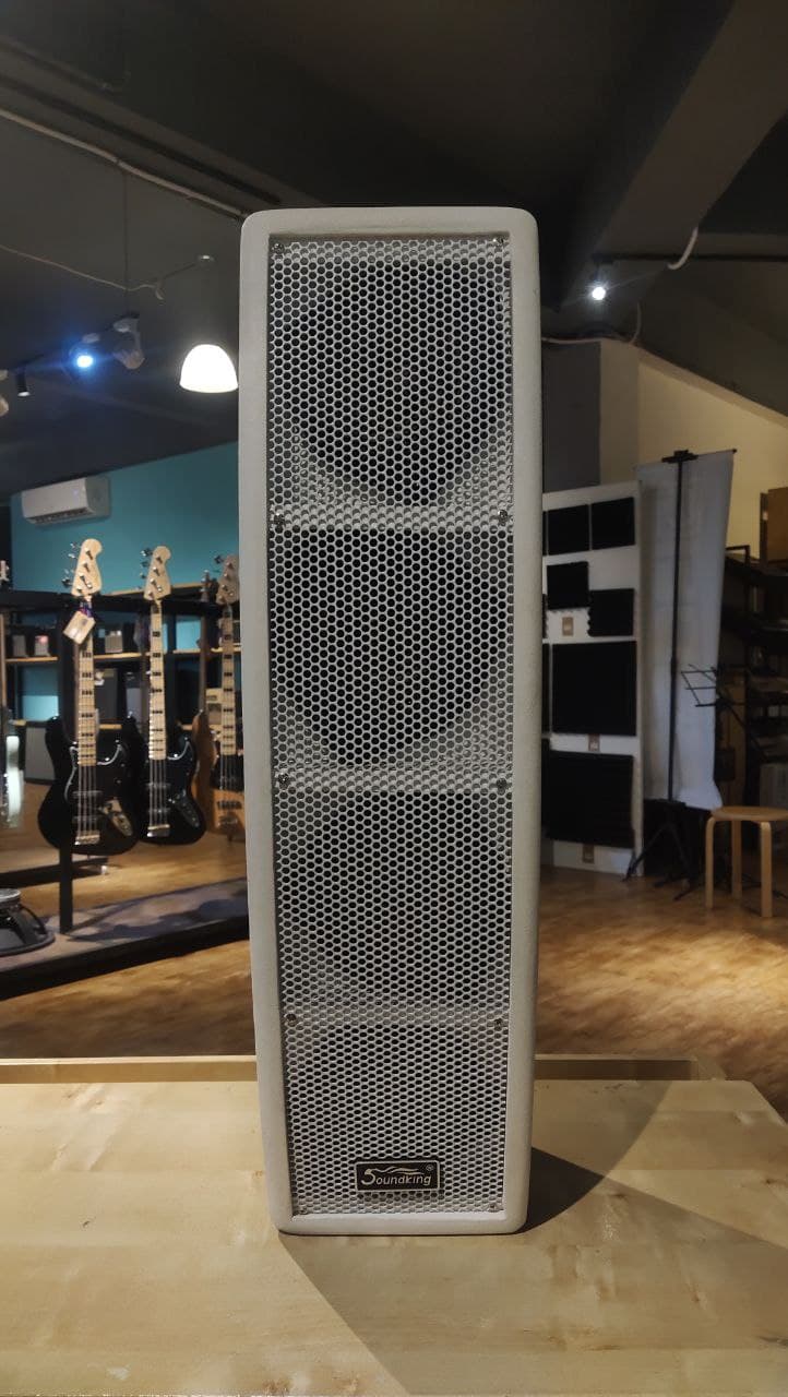 DISPLAY CLEARANCE - SOUNDKING COLUMN SPEAKER SKFT4 WHITE | SOUNDKING , Zoso Music