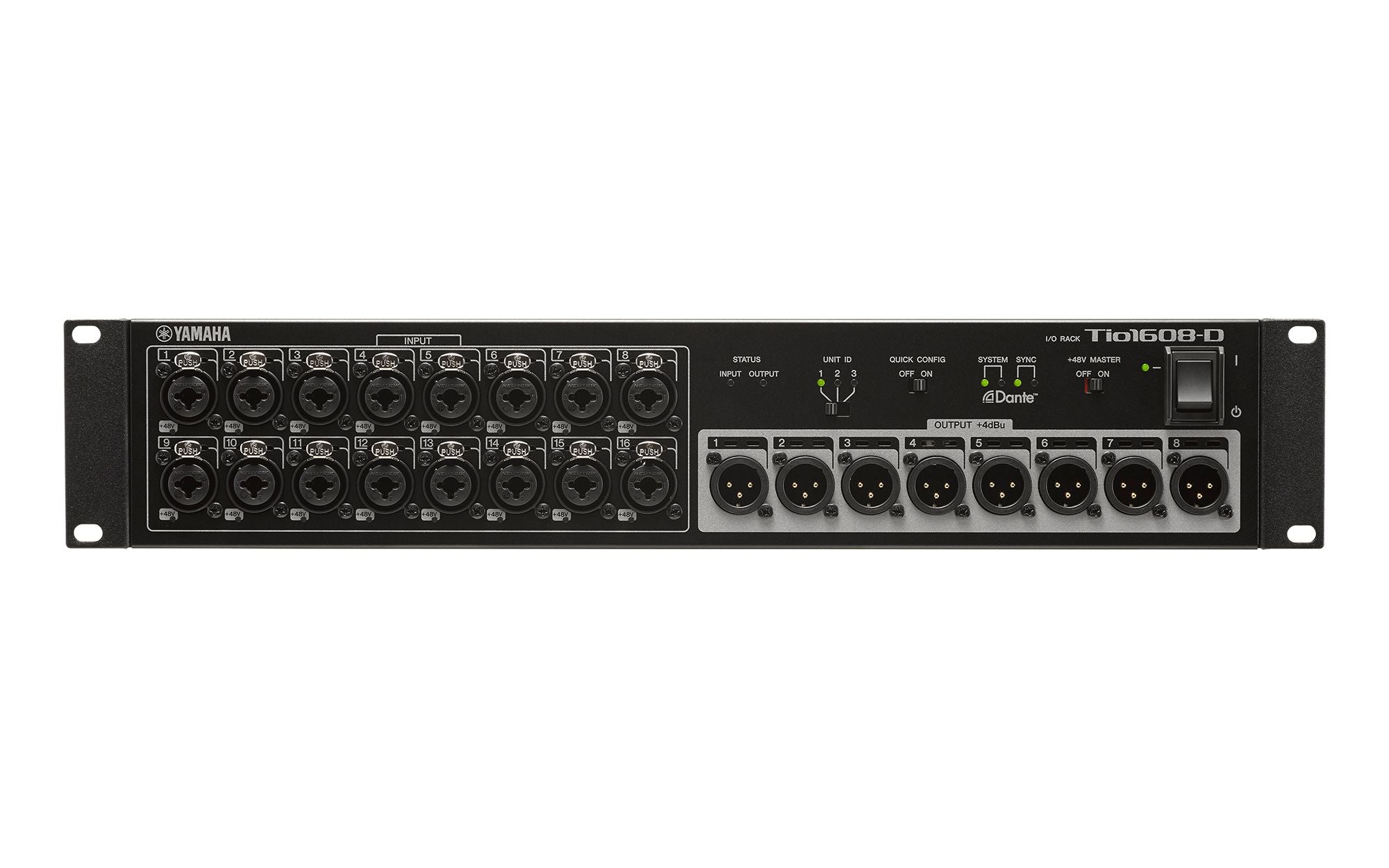 YAMAHA TIO1608-D 16-IN/8-OUT DIGITAL STAGE BOX WITH DANTE |  YAMAHA PRO AUDIO |  AUDIO INTERFACE |  Zoso Music