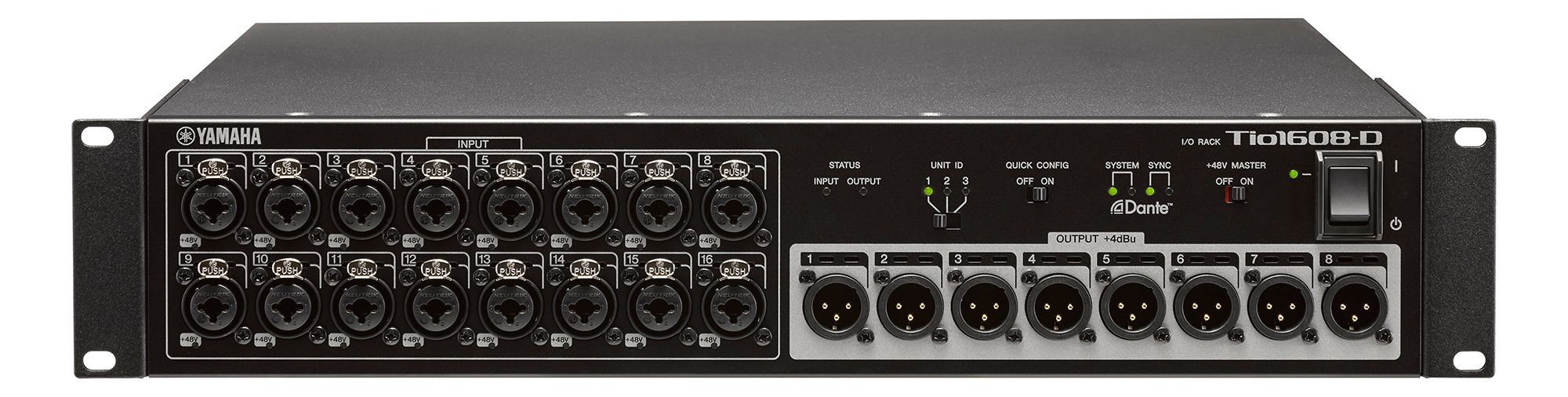 YAMAHA TIO1608-D 16-IN/8-OUT DIGITAL STAGE BOX WITH DANTE |  YAMAHA PRO AUDIO |  AUDIO INTERFACE |  Zoso Music