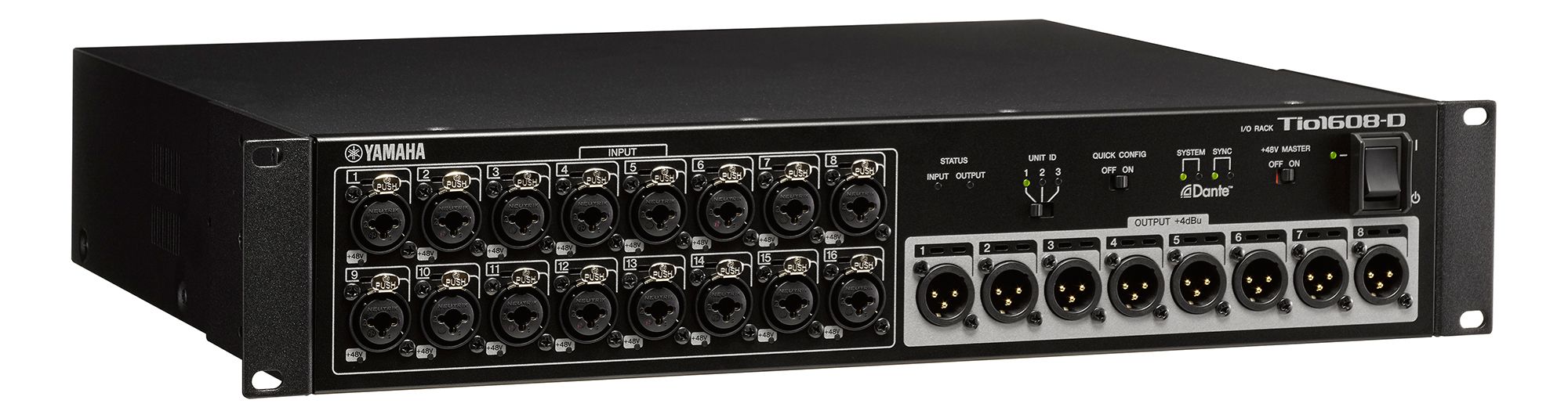 YAMAHA TIO1608-D 16-IN/8-OUT DIGITAL STAGE BOX WITH DANTE |  YAMAHA PRO AUDIO |  AUDIO INTERFACE |  Zoso Music