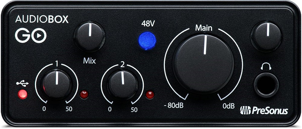 PreSonus AudioBox Go 2x2 USB-C Audio Interface |  PRESONUS |  AUDIO INTERFACE |  Zoso Music