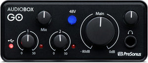 PreSonus AudioBox Go 2x2 USB-C Audio Interface |  PRESONUS |  AUDIO INTERFACE |  Zoso Music