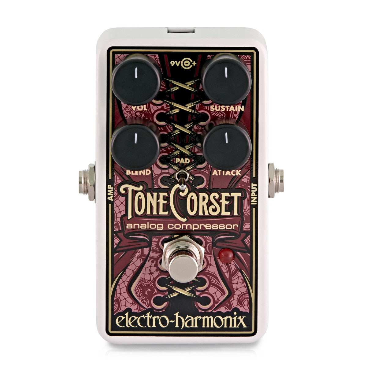 Electro-Harmonix Tone Corset Analog Compressor Guitar Effects Pedal | ELECTRO-HARMONIX , Zoso Music
