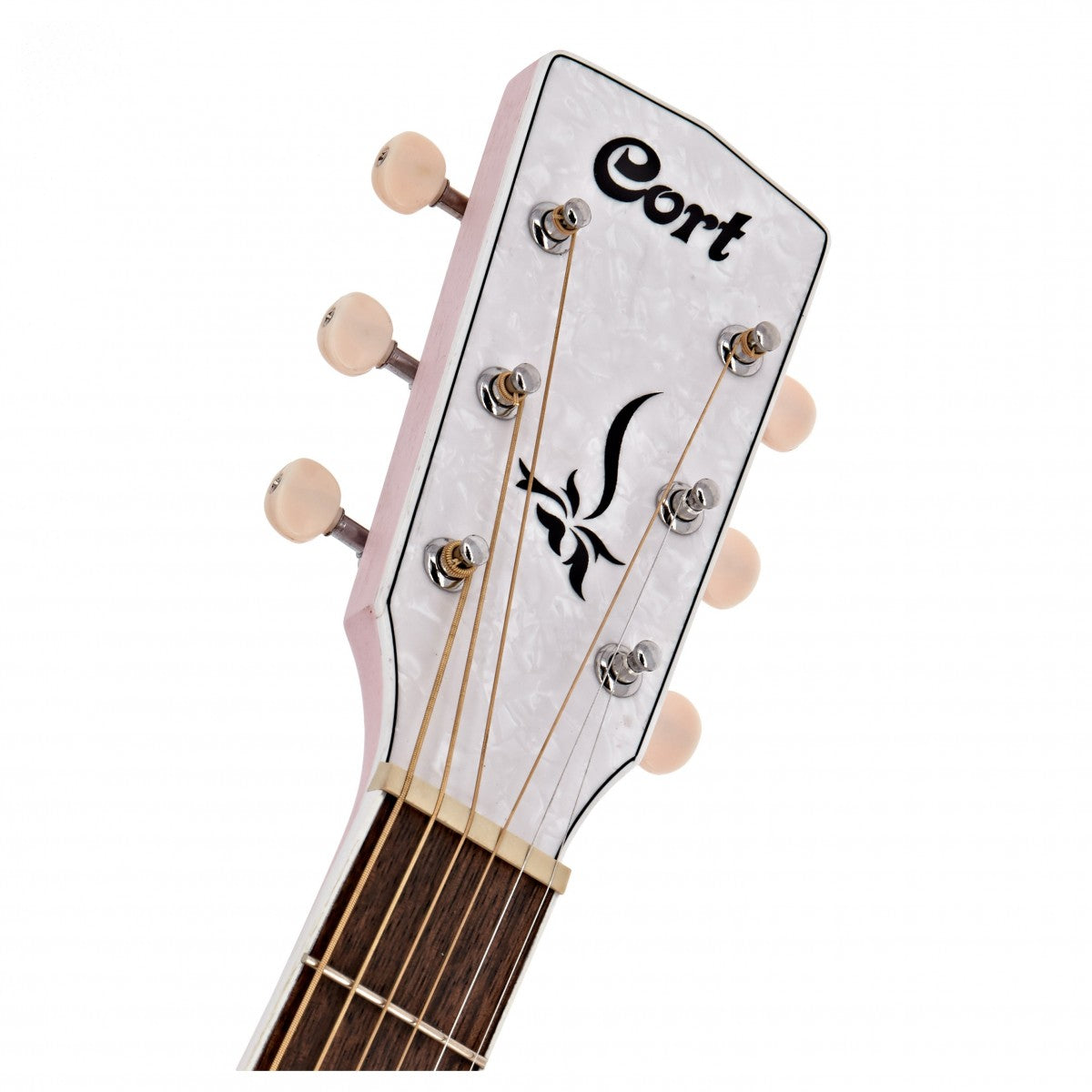 Cort Jade Classic Acoustic Guitar EQ With Bag Pastel Pink Open Pore | CORT , Zoso Music
