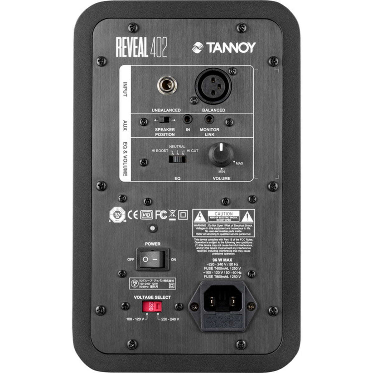TANNOY REVEAL 402 STUDIO MONITOR - EACH, TANNOY, STUDIO MONITOR, tannoy-reveal-402-studio-monitor-speaker-each, ZOSO MUSIC SDN BHD