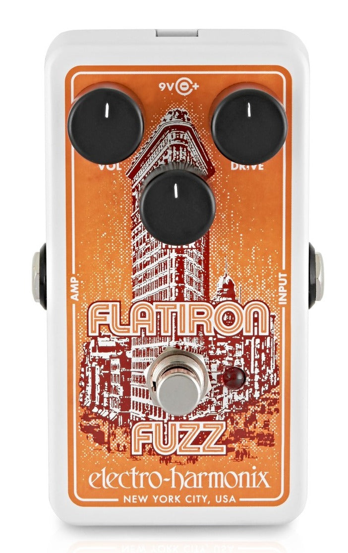 Electro-Harmonix Flatiron Fuzz Guitar Effects Pedal | ELECTRO-HARMONIX , Zoso Music