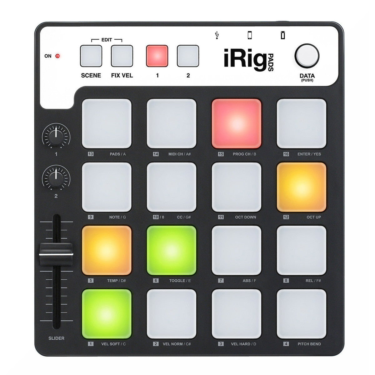 IK MULTIMEDIA iRIG PADS, IK MULTIMEDIA, MADE FOR iOS, ik-multimedia-midi-pad-controller-for-ios-mac-pc-incl-lightning-usb-cables, ZOSO MUSIC SDN BHD
