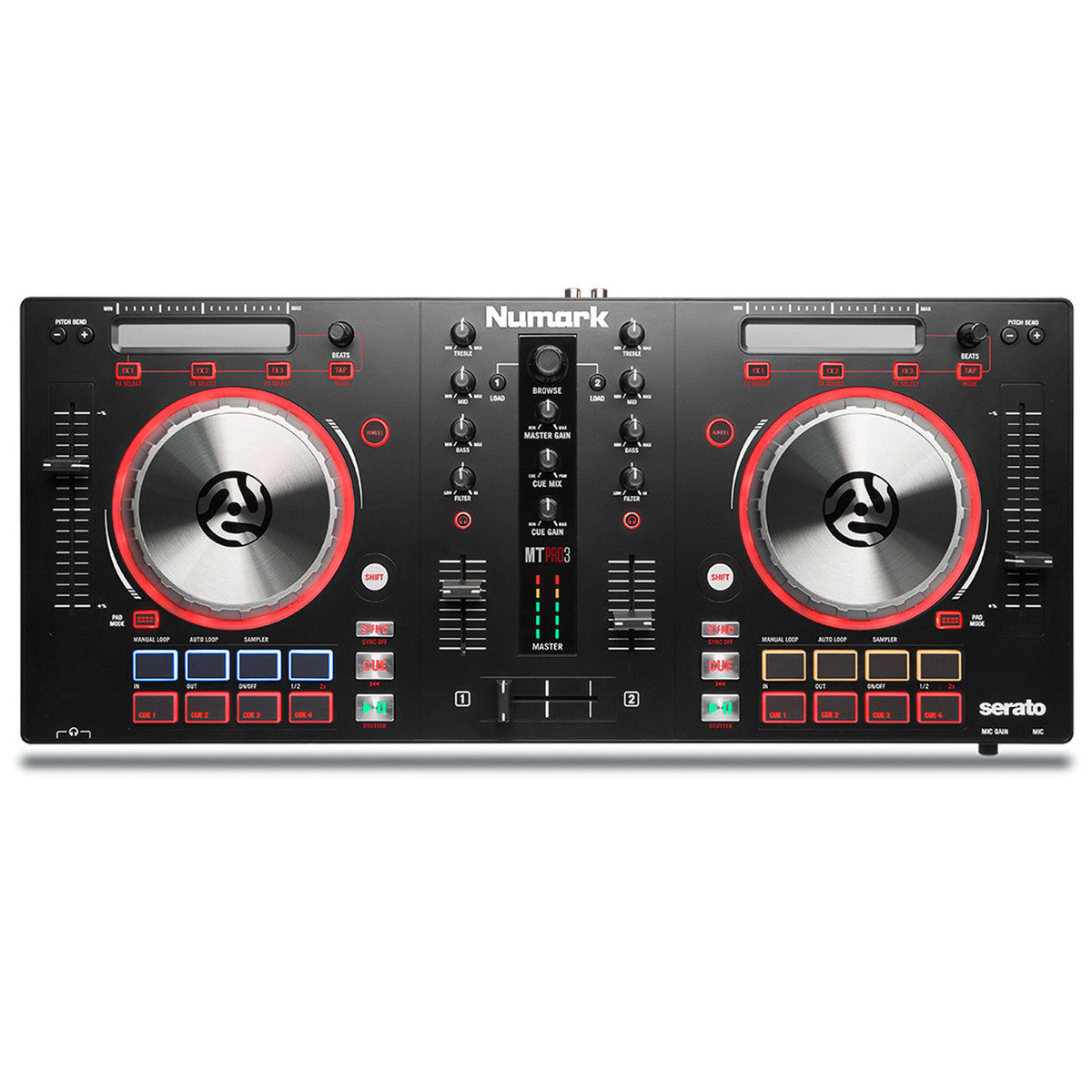 NUMARK MIXTRACK PRO 3 ALL-IN-ONE DJ CONTROLLER FOR SERATO DJ, NUMARK, DJ GEAR, numark-dj-gear-num-mixtrackpro3, ZOSO MUSIC SDN BHD