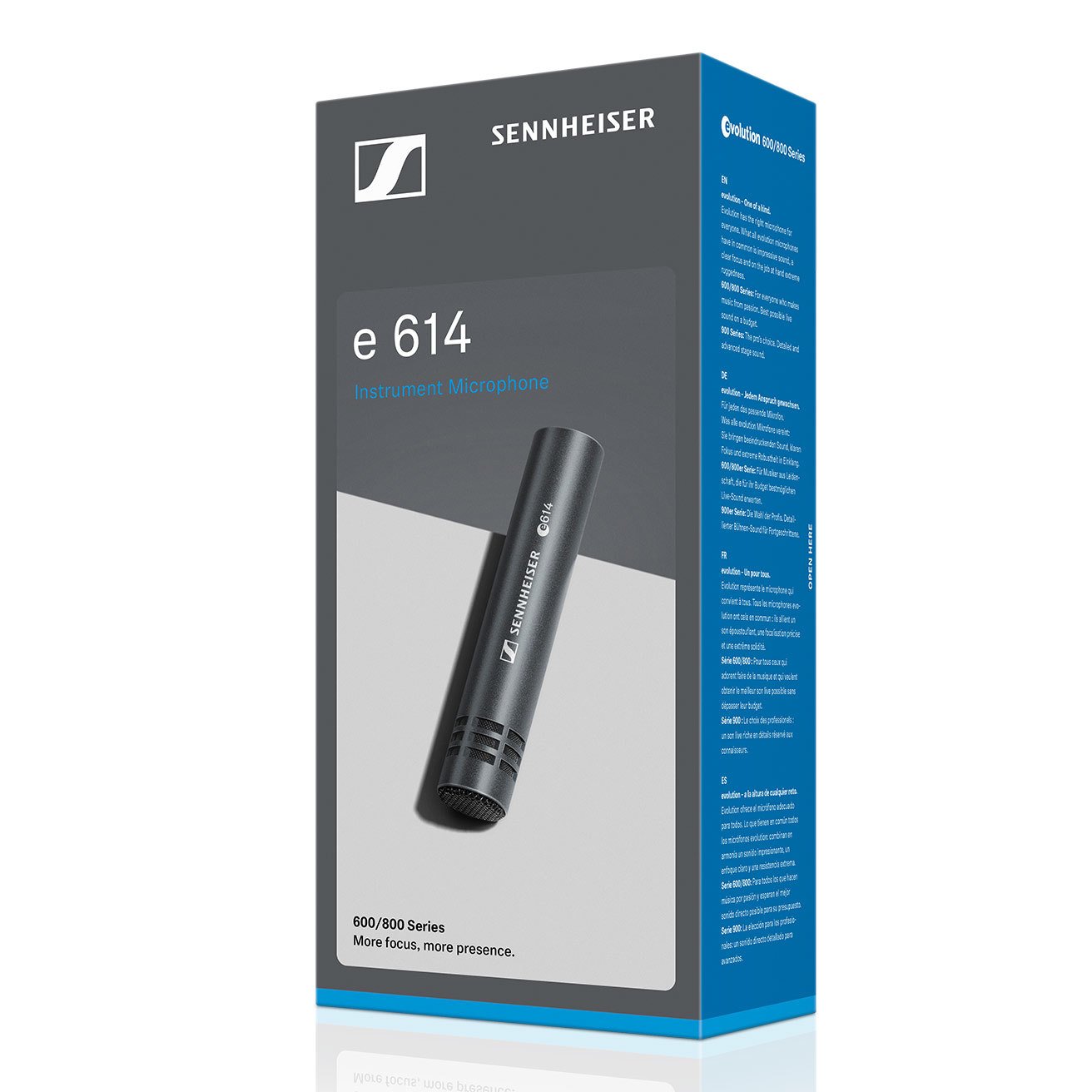 SENNHEISER E 614 SMALL-DIAPHRAGM CONDENSER MICROPHONE (E614), SENNHEISER, CONDENSER MICROPHONE, sennheiser-condenser-microphone-e614, ZOSO MUSIC SDN BHD