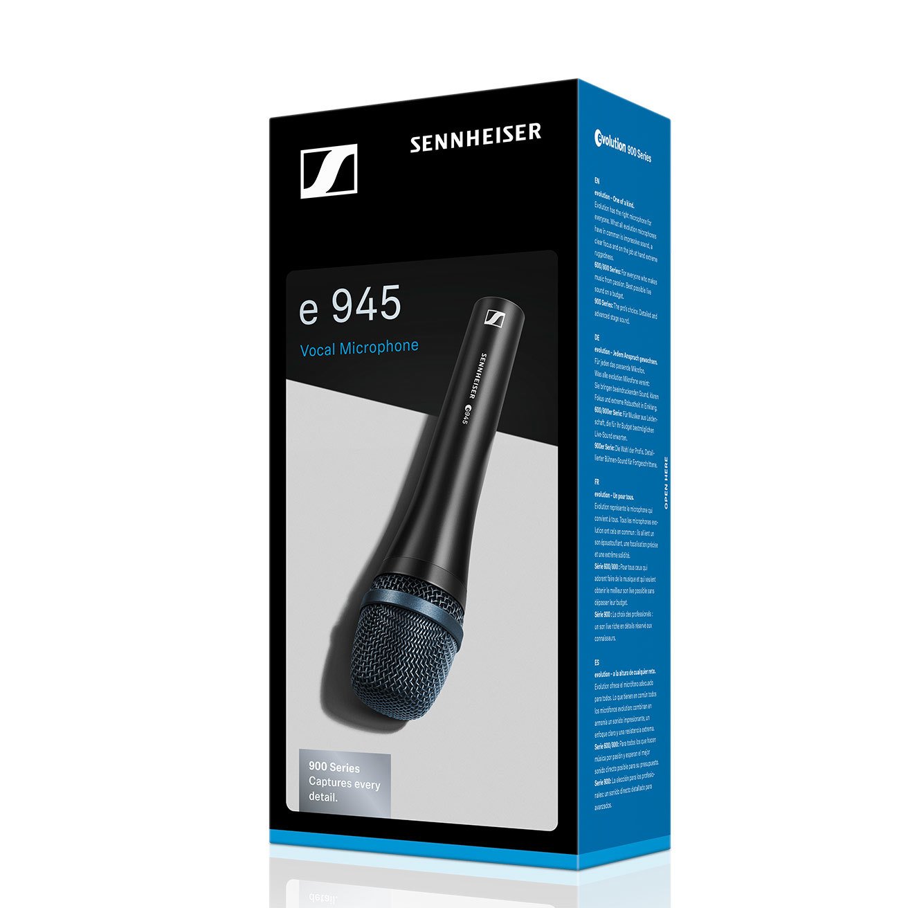 SENNHEISER E 945 SUPERCARDIOID DYNAMIC HANDHELD VOCAL MICROPHONE WITH FREE MIC CABLE (E945) , SENNHEISER, MICROPHONE, sennheiser-microphone-e945, ZOSO MUSIC SDN BHD