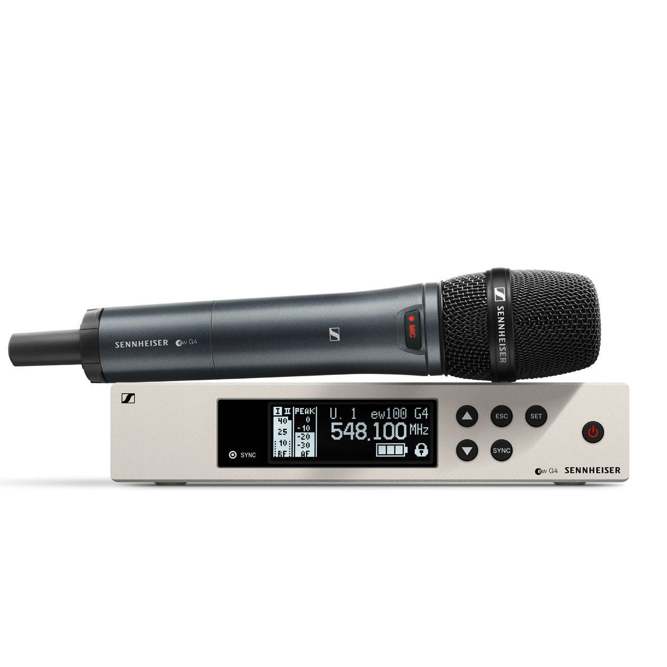 SENNHEISER EW 100 G4-845-S WIRELESS HANDHELD MICROPHONE SYSTEM WITH GATOR GM-1W WIRELESS BAG (EW100 G4 845S), SENNHEISER, WIRELESS MICROPHONE SYSTEM, sennheiser-wireless-microphone-system-ew100g4845s-gm1w, ZOSO MUSIC SDN BHD