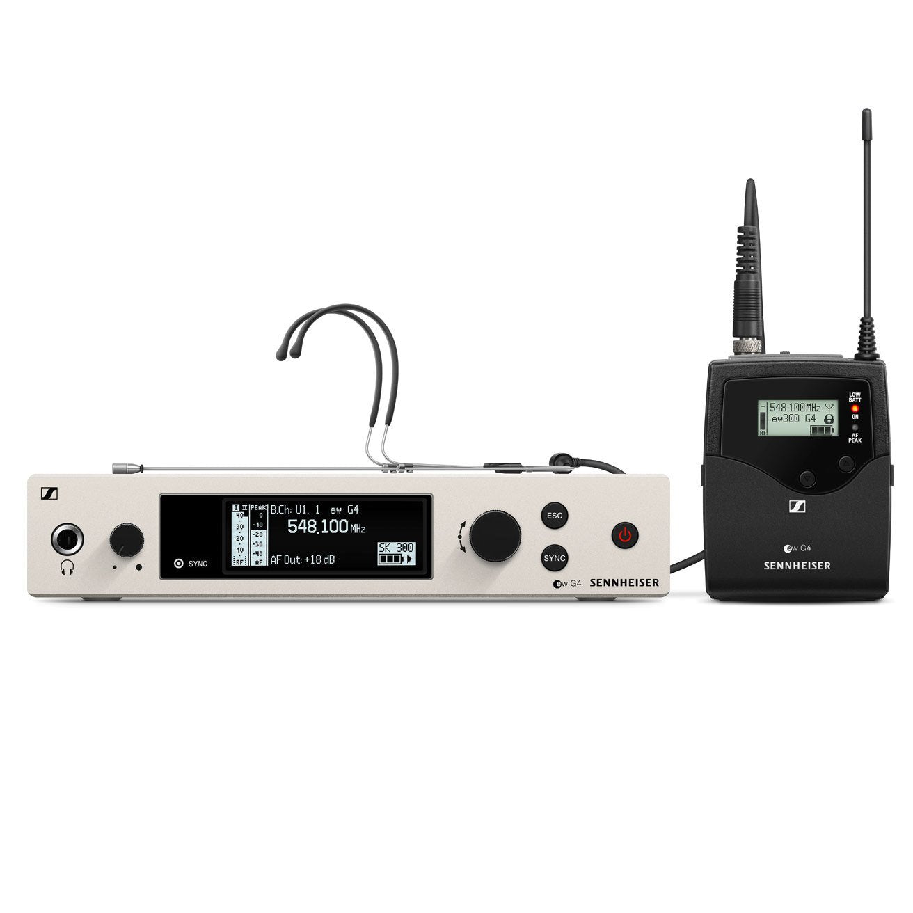 SENNHEISER EW 300 G4-HEADMIC1-RC WIRELESS HEADWORN SYSTEM WITH GATOR GM-1W WIRELESS BAG (EW300 G4 HEADMIC1 RC) , SENNHEISER, WIRELESS MICROPHONE SYSTEM, sennheiser-wireless-microphone-system-ew300g4headmic1rc, ZOSO MUSIC SDN BHD