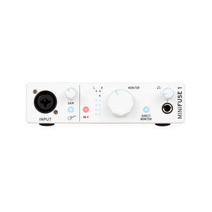 Arturia MiniFuse 1 USB-C Audio Interface, White | ARTURIA , Zoso Music