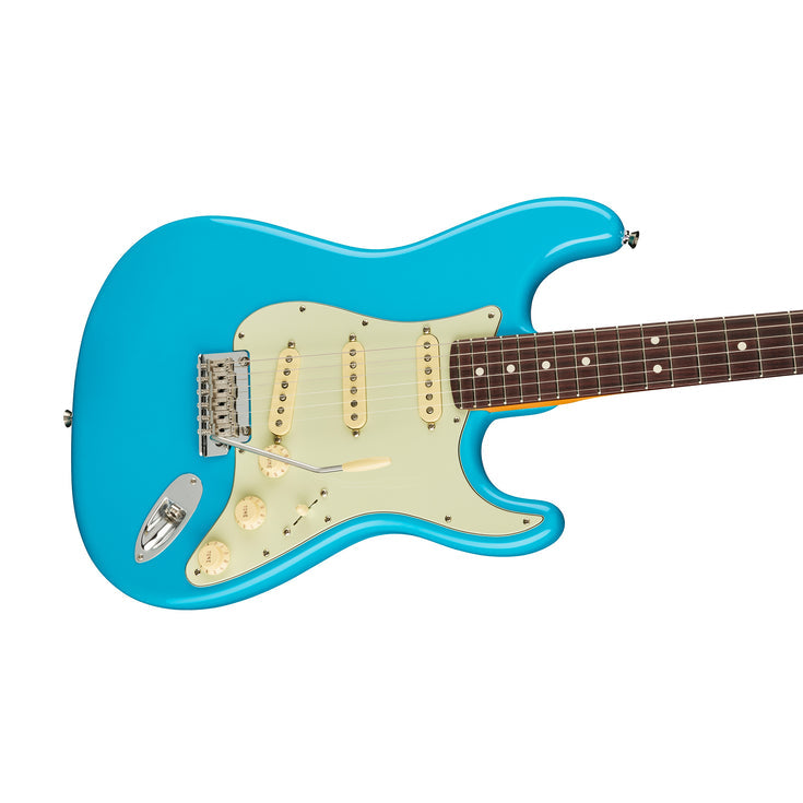 Fender American Professional II Stratocaster Electric Guitar, RW FB, Miami Blue |  FENDER |  ELECTRIC GUITAR |  Zoso Music