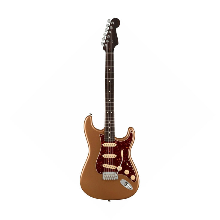 Fender Ltd Ed American Professional II Stratocaster Electric Guitar, RW FB, Firemist Gold |  FENDER |  ELECTRIC GUITAR |  Zoso Music