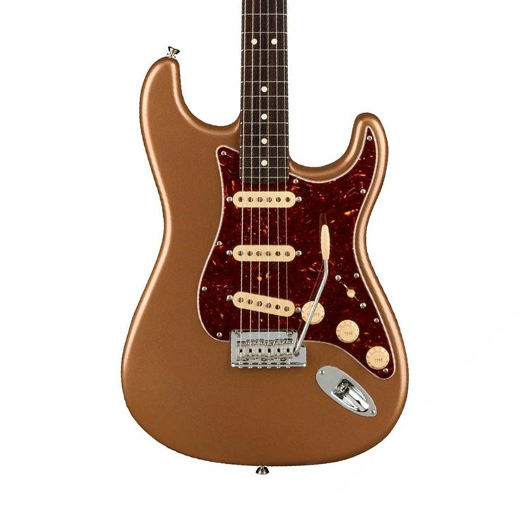 Fender Ltd Ed American Professional II Stratocaster Electric Guitar, RW FB, Firemist Gold |  FENDER |  ELECTRIC GUITAR |  Zoso Music