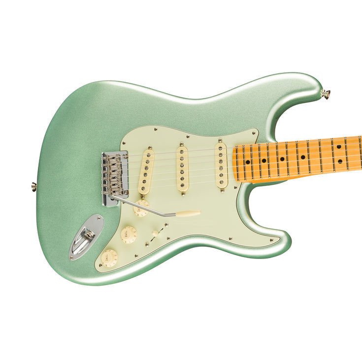 Fender American Professional II Stratocaster Electric Guitar, Maple FB, Mystic Surf Green |  FENDER |  ELECTRIC GUITAR |  Zoso Music