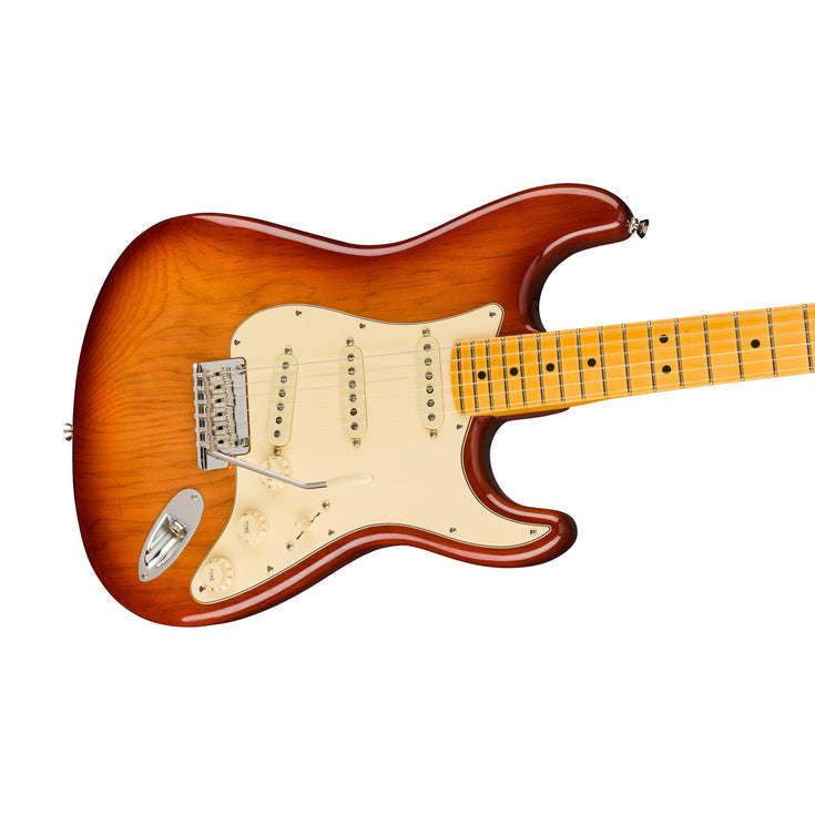 Fender American Professional II Stratocaster Electric Guitar, Maple FB, Sienna Sunburst
