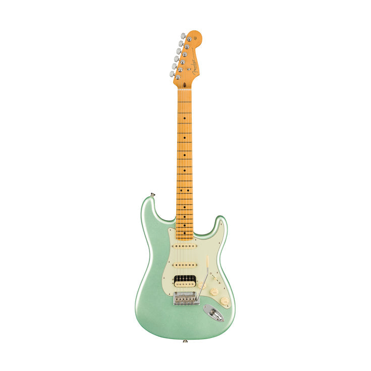 Fender American Professional II HSS Stratocaster Electric Guitar, Maple FB, Mystic Surf Green