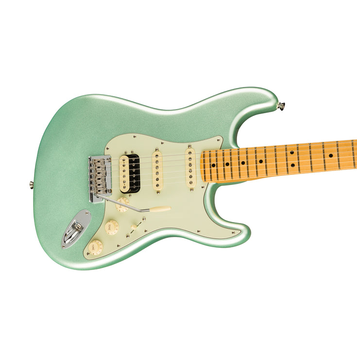 Fender American Professional II HSS Stratocaster Electric Guitar, Maple FB, Mystic Surf Green |  FENDER |  ELECTRIC GUITAR |  Zoso Music