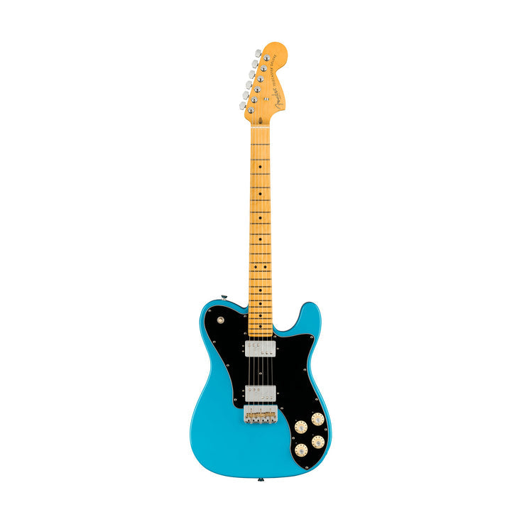 Fender American Professional II Telecaster Deluxe Electric Guitar, Maple FB, Miami Blue |  FENDER |  ELECTRIC GUITAR |  Zoso Music